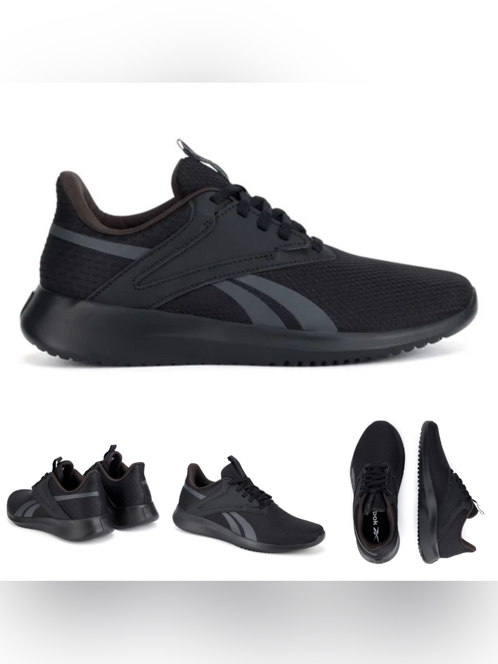 NWT Reebok Women’s Black Fluxlite Sneakers (9)